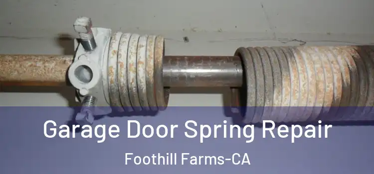  Garage Door Spring Repair Foothill Farms-CA