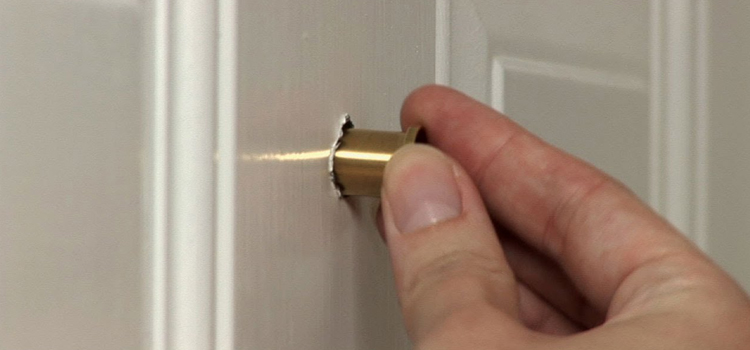 peephole door repair in Foothill Farms