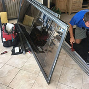 sliding glass door frame repair Foothill Farms